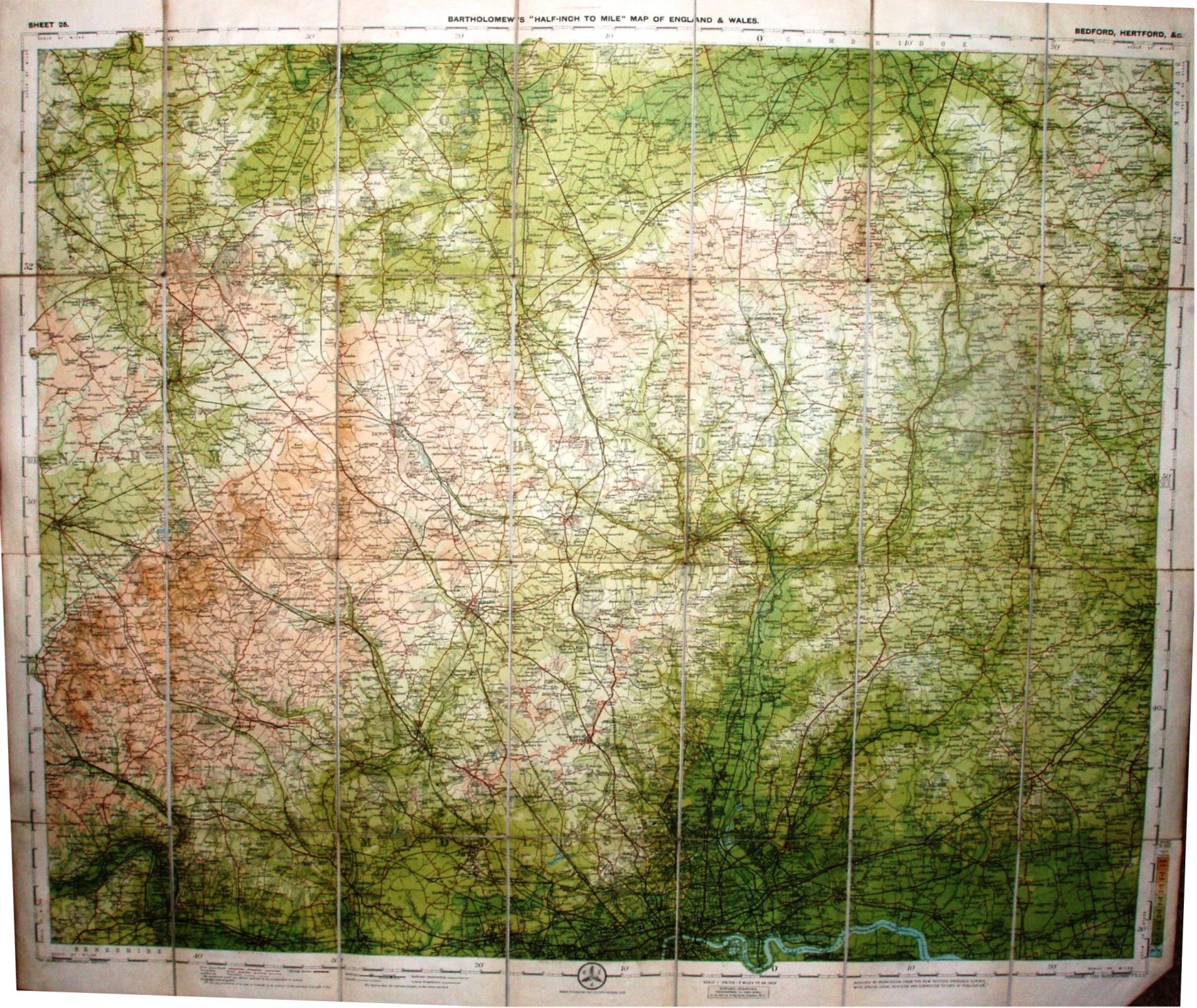 Bartholomew 1904-12, Sheet 25